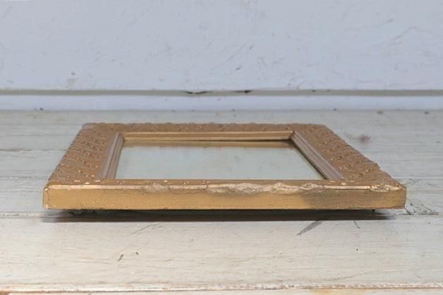 イギリスアンティーク ウォールミラー ゴールドフレーム 鏡 雑貨