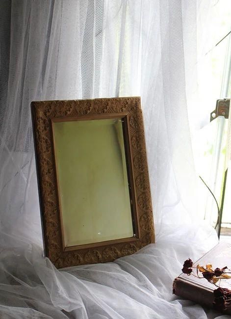ウォールミラー/壁掛け鏡/フレンチ/アンティーク dショッピング |ウォールミラー 壁掛け 40×65cm 日本製 アーチ （ 鏡