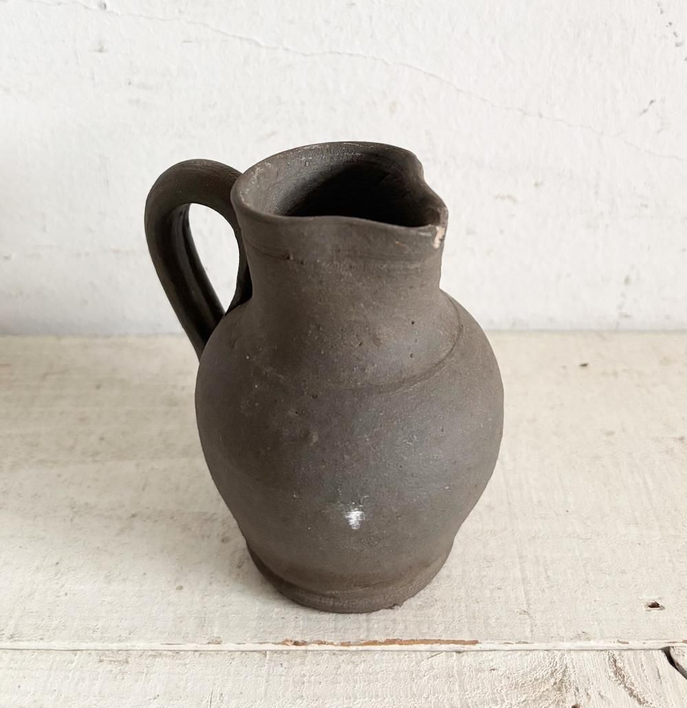 新羅　黒陶瓶　古朝鮮　アンティーク　送料込み250918 kogaratsuashglazedbottle6-1-