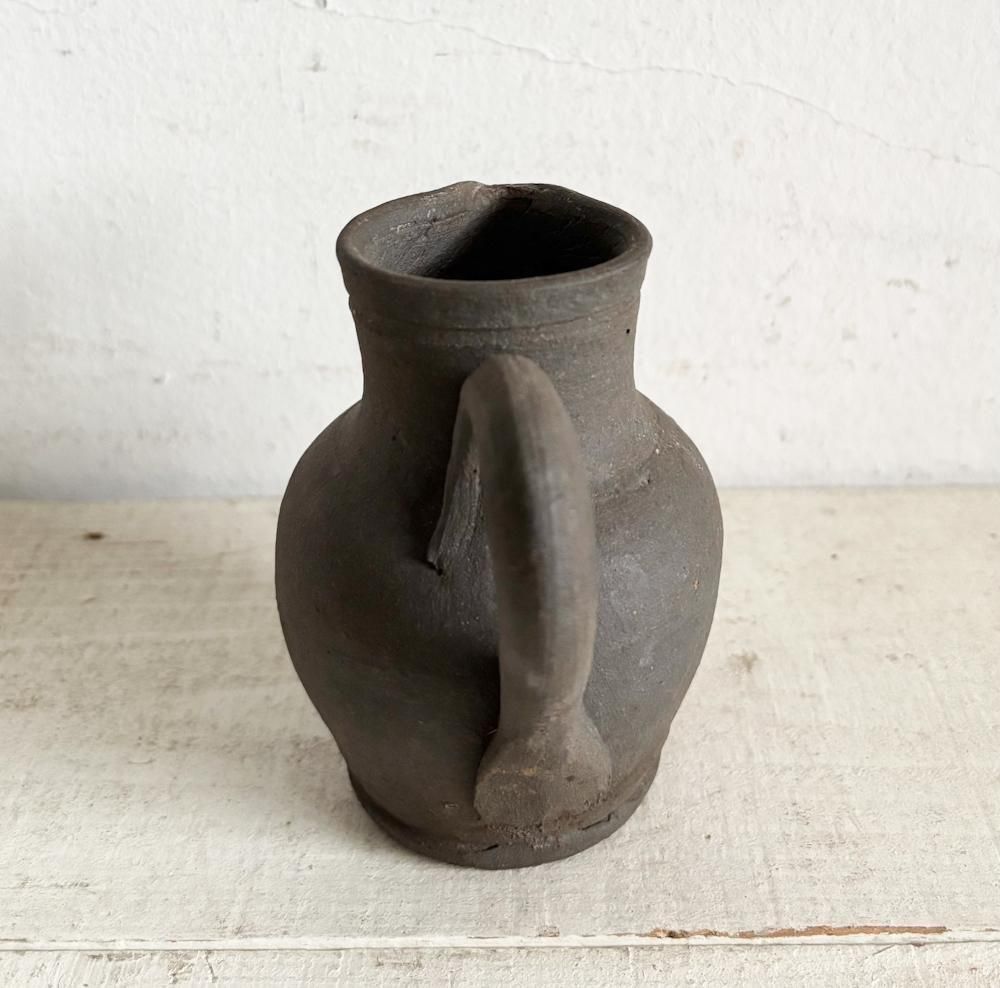 フランスアンティーク陶器ピッチャー小G(K-ce 289) - アンティーク