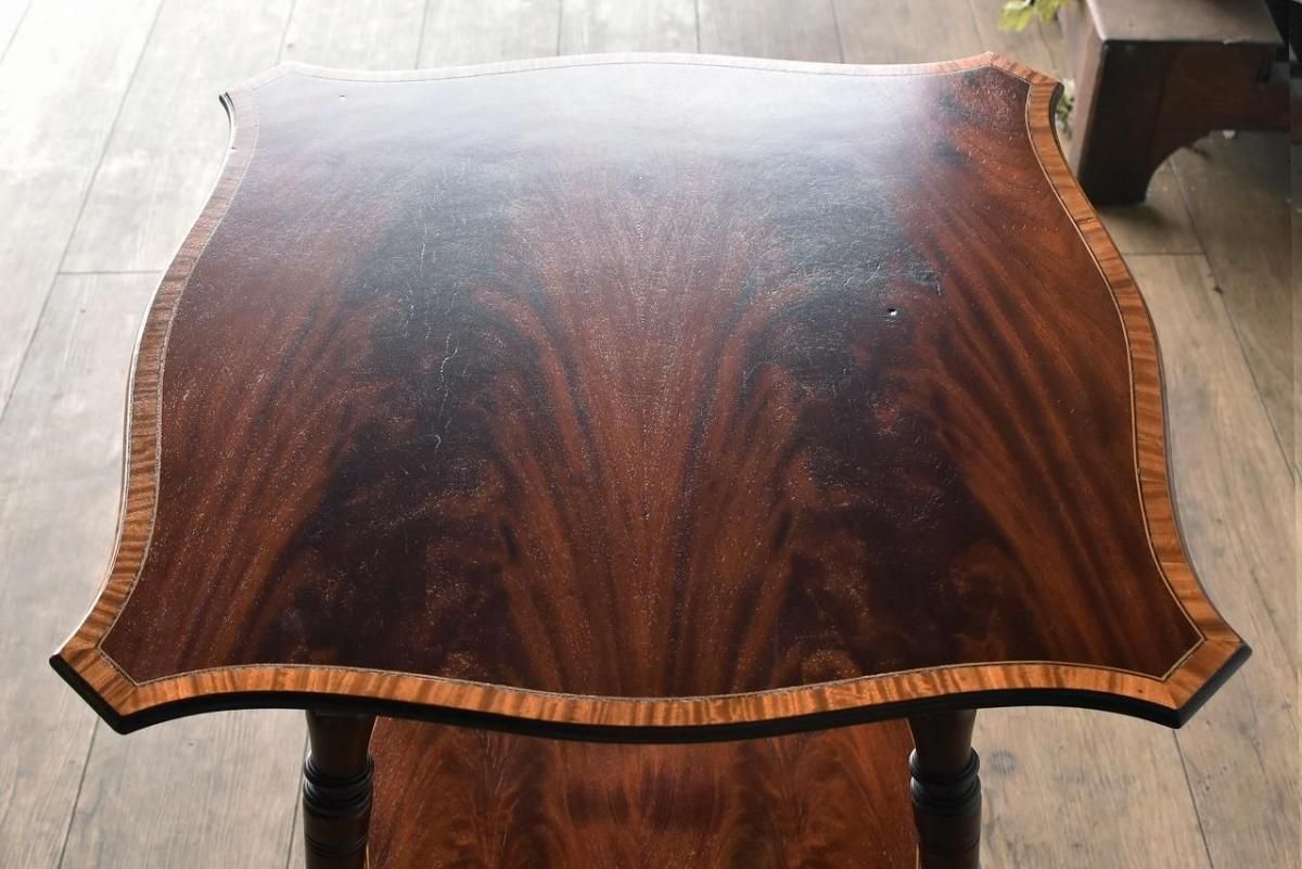 アンティーク彫刻木製 サイドテーブル アンティーク/サイドテーブル/木製彫刻