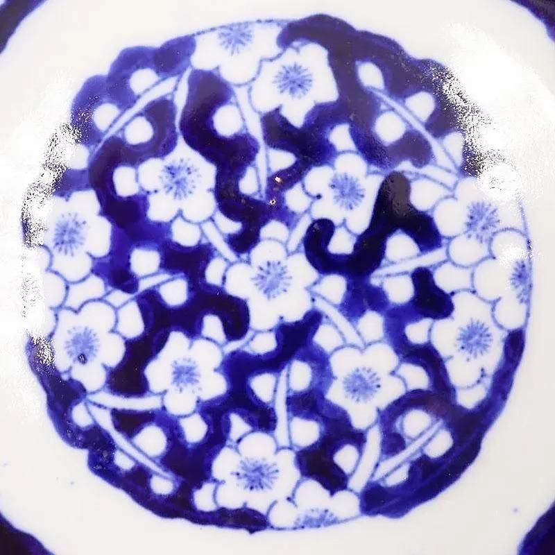 昭和レトロ・ブルーウイロー・ランチプレート・オキュパイド・日本製・9枚まとめて！ 昭和レトロ・ブルーウイロー・ランチプレート・オキュパイド・日本製