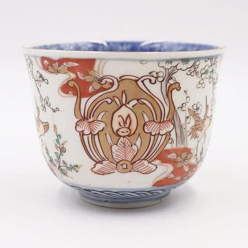 手描き 色絵 赤絵 湯呑み 伊万里 小鉢 蕎麦猪口 アンティーク 骨董 和