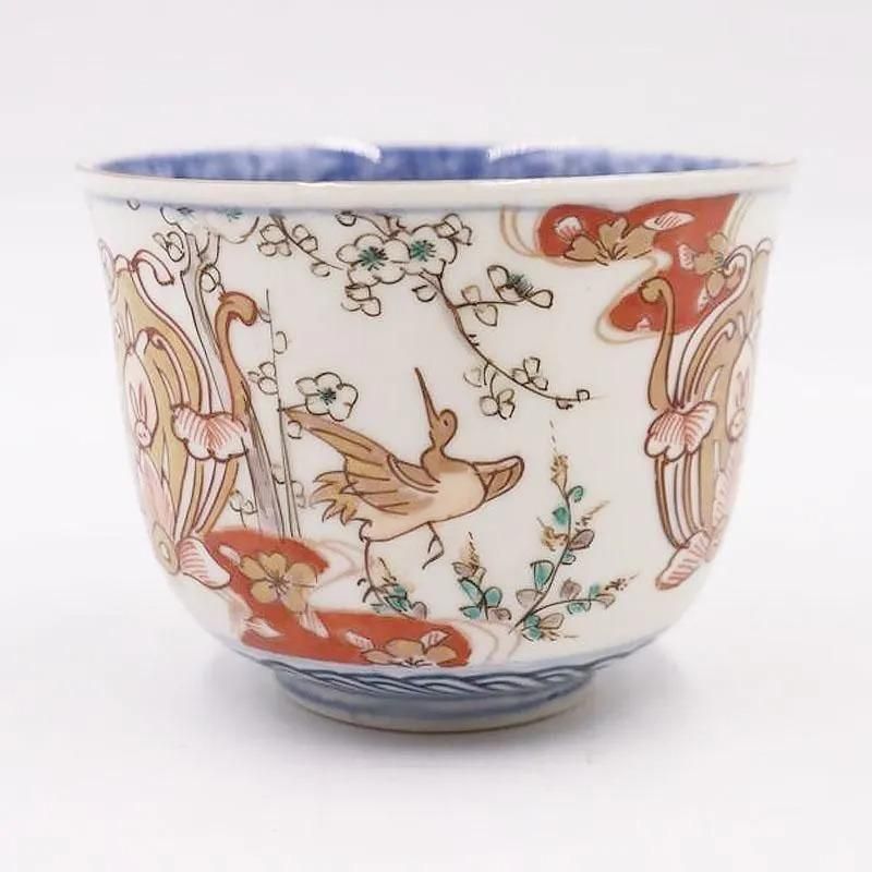 手描き 色絵 赤絵 湯呑み 伊万里 小鉢 蕎麦猪口 アンティーク 骨董 和
