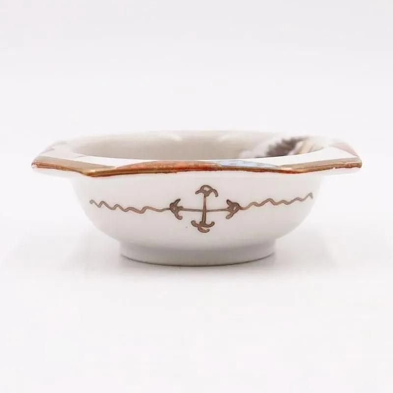 京焼　平安　菱形白磁手塩皿　19枚　8cm　明治～昭和初期 九谷焼 変形 八角 豆皿 手塩皿 明治 大正 骨董 アンティーク