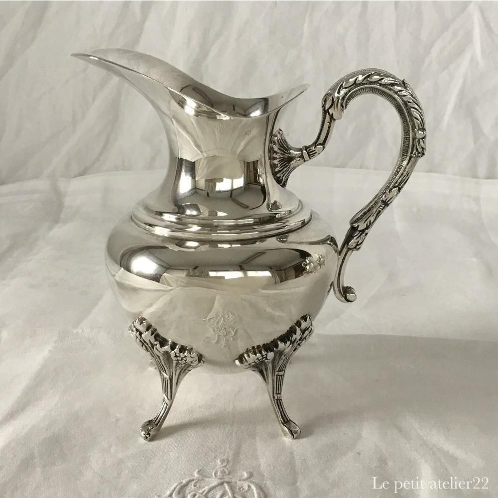 ミルクポット　シルバープレート フランス Raoul Monteillet アンティーク シルバープレート ミルク