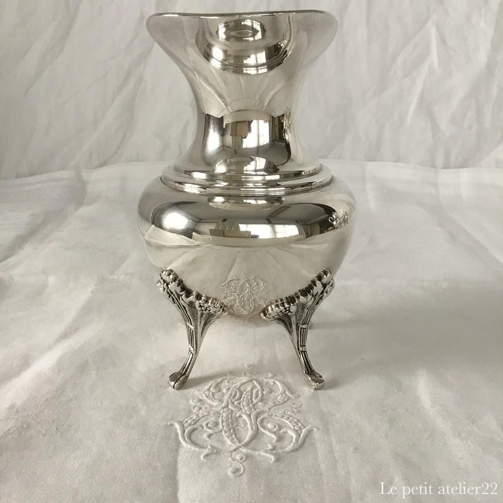 フランス Raoul Monteillet アンティーク シルバープレート ミルク