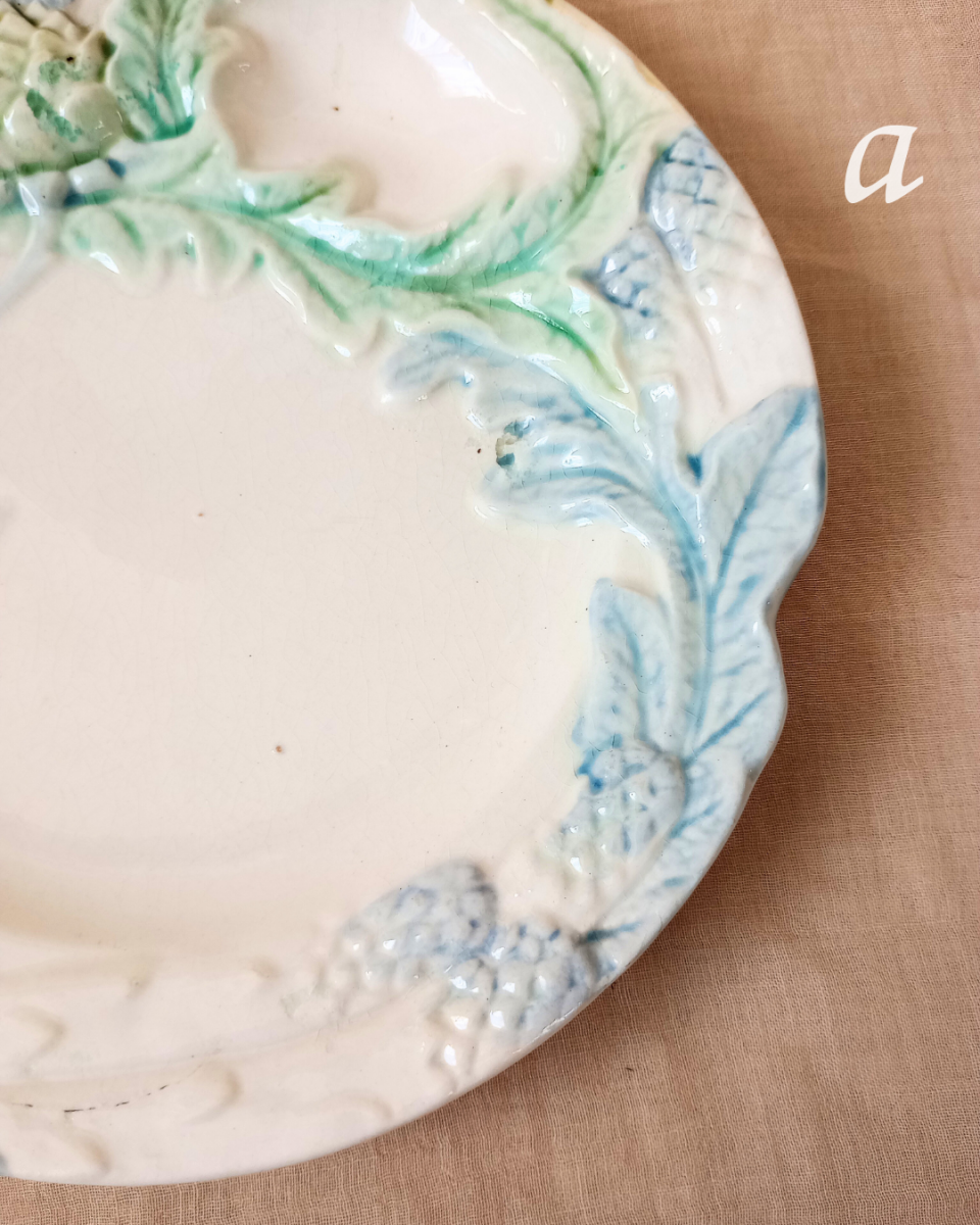 バルボティーヌ アンティークプレート アーティチョーク 古いお皿 a バルボティーヌ アンティークプレート アーティチョーク 古いお皿 a