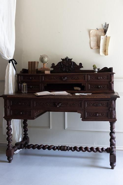 アンティークデスク・机一覧｜レザートップ・オーク・マホガニー