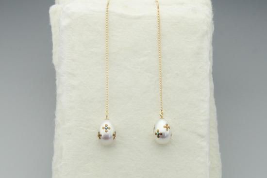 Floret dot pearl chain - Classic Ko