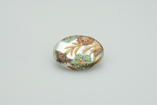 NADESHIKO white (M) brooch - Classic Ko