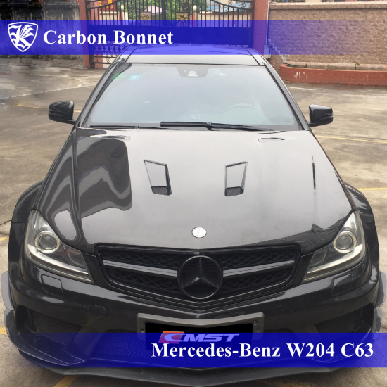 Mercedes-Benz W204 C63 後期 Kerberos K'sスタイル 3D Real Carbon