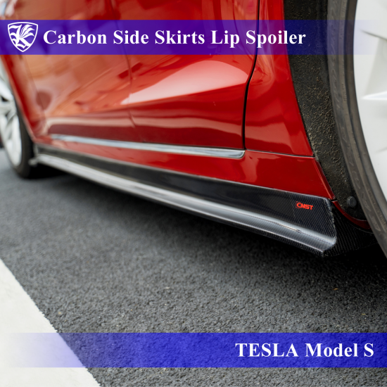 Tesla モデルs Kerberos K Sスタイル 3d Real Carbon カーボンサイドスカートリップスポイラー Ak 33 010 Kerberos Import Car Custom Brand ケルベロス 欧州車カスタムブランド