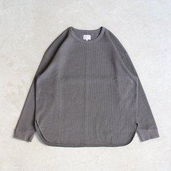 CURLY [꡼] ''CREWNECK WAFFLE L/S TEE'' (MEN'S)  <img class='new_mark_img2' src='https://img.shop-pro.jp/img/new/icons13.gif' style='border:none;display:inline;margin:0px;padding:0px;width:auto;' />