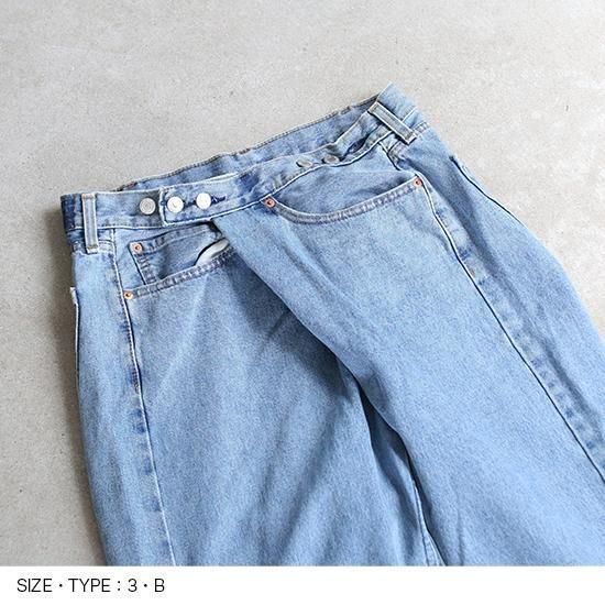 WRAP DENIM PT ラップデニムパンツ/sunny side up SUNNY SIDE UP サニーサイドアップ / WRAP DENIM PT ラップ