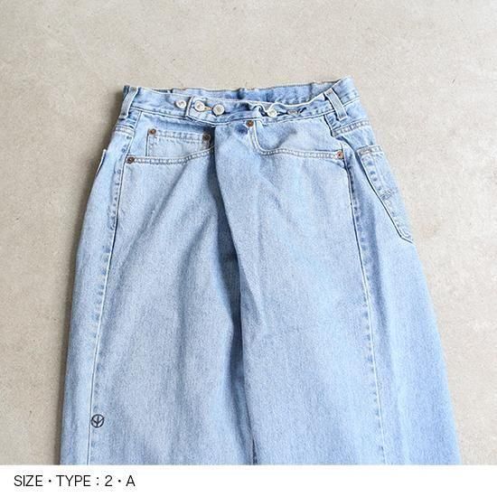 sunny side up [サニーサイドアップ] ''RE WRAP DENIM PANTS'' (MEN'S