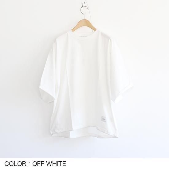 AMERICANA [アメリカーナ] ''裾ドローコード 5分袖 T'' (LADIES