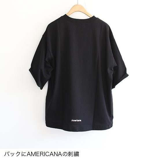 アメリカーナ AMERICANA [アメリカーナ] ''裾ドローコード 5分袖 T'' (LADIES