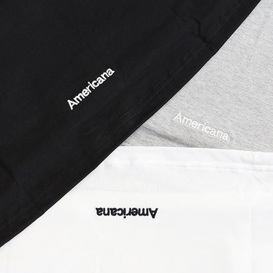 AMERICANA [アメリカーナ] ''裾ドローコード 5分袖 T'' (LADIES