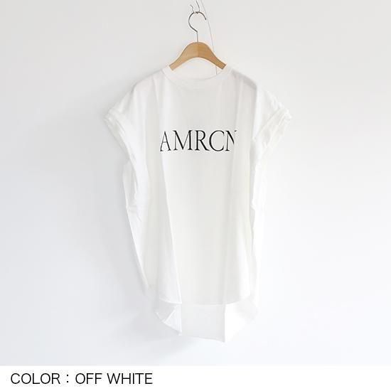 未使用⭐︎Americana アメリカーナ 袖ロールアップTシャツ AMERICANA [アメリカーナ] ''袖ロールアップ T'' (LADIES