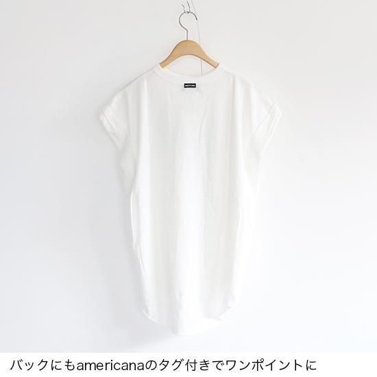 AMERICANA [アメリカーナ] ''袖ロールアップ T'' (LADIES