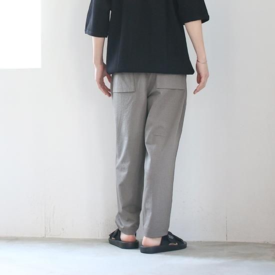 CURLY [カーリー] ''SEERSUCKER 3 TUCK PANTS'' (MEN'S) - plus fukuoka