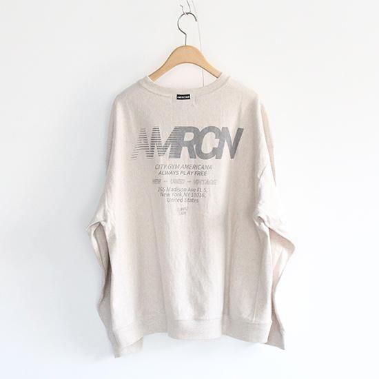 AMERICANA [アメリカーナ] ''リヴァースウィーブ L/S T'' (LADIES