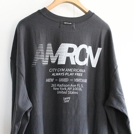 AMERICANA [アメリカーナ] ''リヴァースウィーブ L/S T'' (LADIES