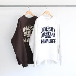 AMERICANA [ꥫ] ''ܥ塼ॹ꡼ CREW SWEAT'' (LADIES')<img class='new_mark_img2' src='https://img.shop-pro.jp/img/new/icons13.gif' style='border:none;display:inline;margin:0px;padding:0px;width:auto;' />