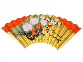 ☆貴重☆中華黄帝九鍼模型　額縁入 中啓 黄染骨金銀無地（お西お得度用）／お仏具・法衣袈裟の通販