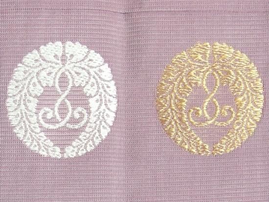 五条袈裟 夏用 絽 藤色無地 下藤白金紋／お仏具・法衣袈裟の通販／阿育