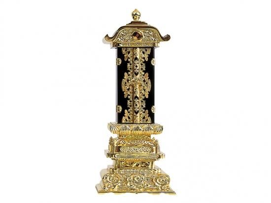 屋根付出高欄回出位牌 札丈3.5寸 (繰出位牌 屋根付五重 /お 屋根付出高欄回出位牌 札丈3.5寸 (繰出位牌 屋根付五重 /お