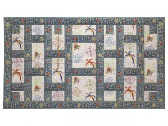 衲衣七条袈裟 合夏用 平紗葡萄唐草華紋鳳凰/お仏具・法衣袈裟の 衲衣七条袈裟 合夏用 平紗葡萄唐草華紋鳳凰/お仏具・法衣袈裟の