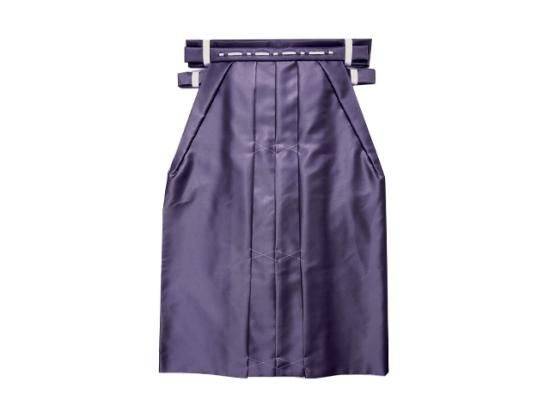 切袴 紫緯白無紋(正座・上座) 化繊/正絹/お仏具・法衣袈裟の 切袴 紫緯白無紋(正座・上座) 化繊/正絹/お仏具・法衣袈裟の