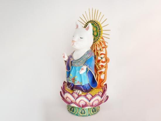 陶器の祈りを捧げる人形　土物　日本 陶器人形／お仏具・法衣袈裟の通販／阿育苑川勝