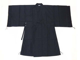 ☆法衣 冬用素絹 黒衣 石帯付き 真言宗 上田法衣店 美品☆ - その他