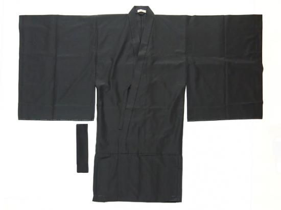 黒衣 合冬用 化繊「京仕立・黒」羽二重 /お仏具・法衣袈裟の 黒衣 合冬用 化繊「京仕立・黒」羽二重 /お仏具・法衣袈裟の