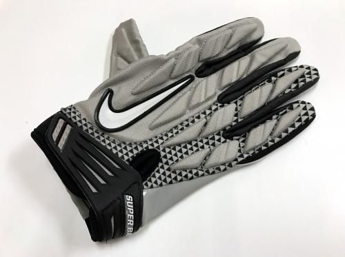 通販サイト一覧 PADDED SUPERBAD NIKE Lサイズ FOOTBALL TWO - グレー GLOVES グローブ