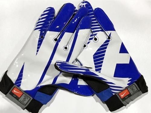Mサイズ NIKE VAPOR JET 2.0 FOOTBALL GLOVES ブラック・ブルー