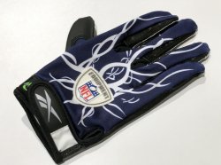 L Reebok NFL Football MAYHEM Griptonite Gloves 