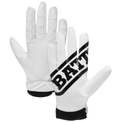 BATTLE ユース Ultra-Stick Receiver Gloves ホワイト