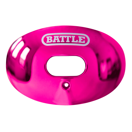 Battle ピンク Oxygen マウスピース マウスガード アメフト【新品】 BATTLE バトルオキシジェン・マウスガード クローム - TWO
