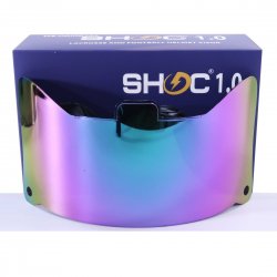 SHOC 1.0 LIGHTNING フットボールバイザー サファイア