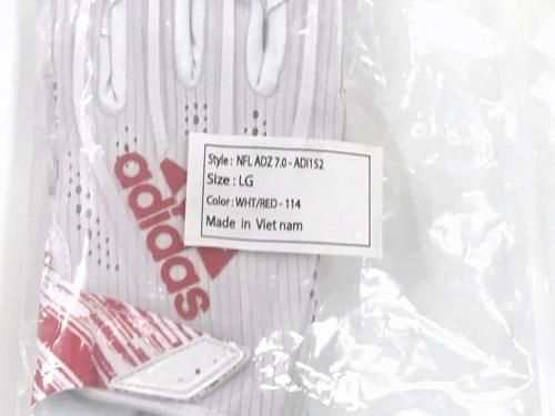 Lサイズ ADIDAS NFL PRO ADIZERO 7.0 ホワイト・レッド - TWO