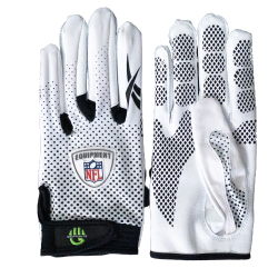 XLサイズ Reebok NFL FADE Football Gloves ホワイト