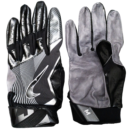 新品?正規品 ブラック\u0026メタリックシルバー 3.0“Mサイズ JET NIKE“VAPOR - アメリカンフットボール