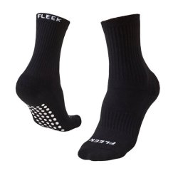 【SALE】FLEEK ANTI-SLIP FOOTBALL クルー ソックス ブラック