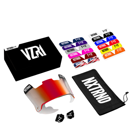 NXTRND VZR1 アイシールド クリアレッド - TWO MINUTES（ツー