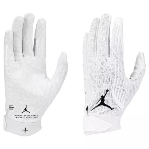 NIKE JORDAN FLY LOCK フットボールグローブ ホワイト - TWO NIKE JORDAN FLY LOCK フットボールグローブ ホワイト - TWO