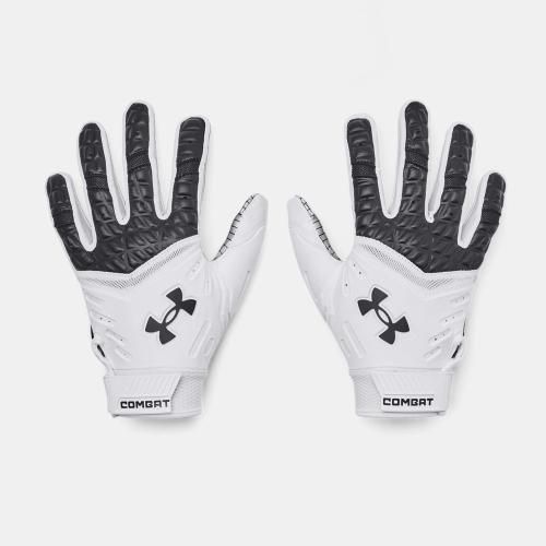 【美品】アンダーアーマー COMBAT 6 アメフト グローブ UNDER ARMOUR COMBAT 6 2023 ホワイト・ブラック - TWO MINUTES